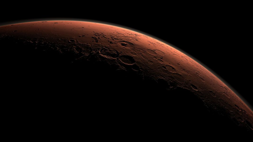 a photo of planet Mars